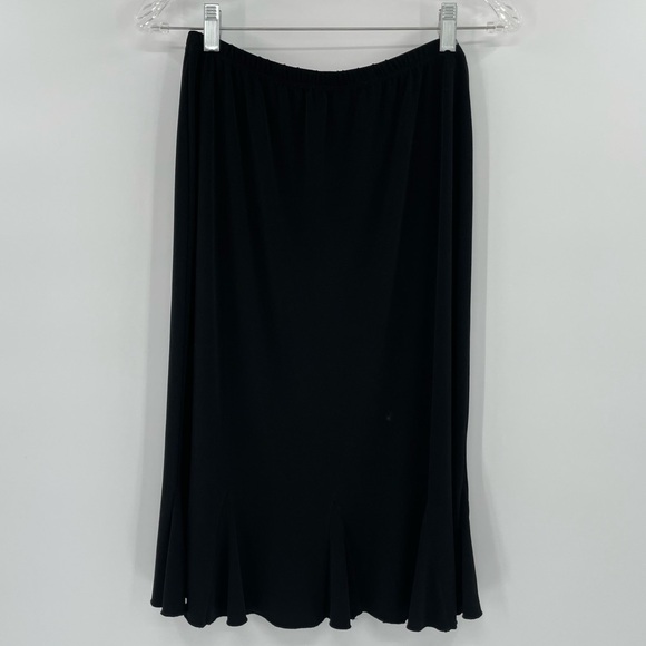 Women’s Nicola Black Flounce Hem Skirt, Size Medium - Picture 1 of 5